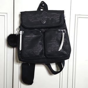 Kipling Black Breanne Backpack Purse
